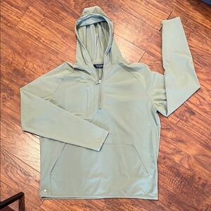 Peter Millar Sage Green Hooded Goof Jacket
